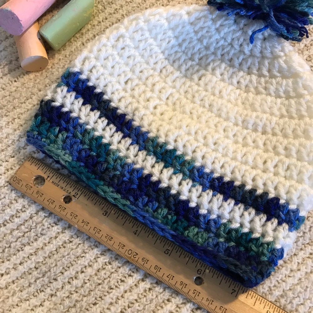 Handmade Child Crochet Beanie - Picture 3 of 4